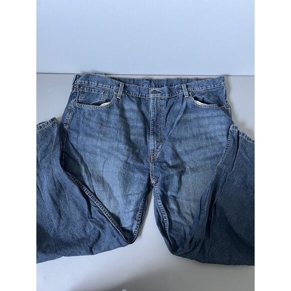 Levis 559 Mens Jeans Straight Leg Medium Wash 100% Cotton Denim 46 x 32 - Picture 1 of 7